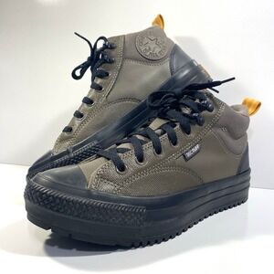 Converse Mens Sz 8 Malden Street Sneaker Boots Tec Tuff Mid  Brown Black A09492C